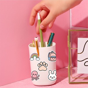 Fresh Cute Cartoon Transfer Stickers Adorable Mini Water Cup Design <b>Tablet</b> <b>Computer</b> Gift Decoration Waterproof Logo Stickers PVC - Product Image 5