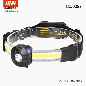 ไฟหน้าแบบ LED Xpg Cob แบบชาร์จไฟได้ กันน้ำ สำหรับตั้งแคมป์กลางแจ้ง พร้อมไฟหรี่แสงสีขาว - Product Image 2