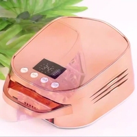 Lampe UV LED rechargeable 96W pour le séchage du vernis à ongles en gel, avec 4 minuteurs et base métallique, pour usage domestique et professionnel en salon