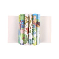 Impression personnalisée pas cher coloré réutilisable enfants anime livre d'autocollants