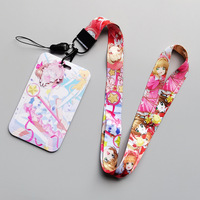 Porte-badge pendentif Cardcaptor Sakura, étui pour cartes, étui pour étudiants, anime, vente en gros, porte-badge personnalisé, couverture, vente chaude, dessin animé
