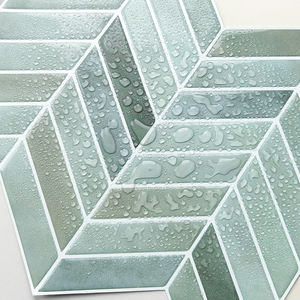 Verde Peel and Stick mattonelle Stick sul Backsplash autoadesivo <span class=keywords><strong>piastrelle</strong></span> da parete cucina <span class=keywords><strong>bagno</strong></span> decorazione da parete interna DIY impermeabile - Product Image 6