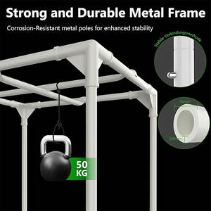 Joystar 60*60*120cm <span class=keywords><strong>Indoor</strong></span> Kweektent Aluminium Frame <span class=keywords><strong>Indoor</strong></span> Kas Kweektenten Met Complete <span class=keywords><strong>Kit</strong></span> - Product Image 5
