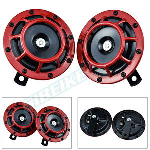 Claxon eléctrico Universal para coche, claxon eléctrico de doble tono, de doble tono bomba eléctrica, montaje en rejilla de 12V - Product Image 3