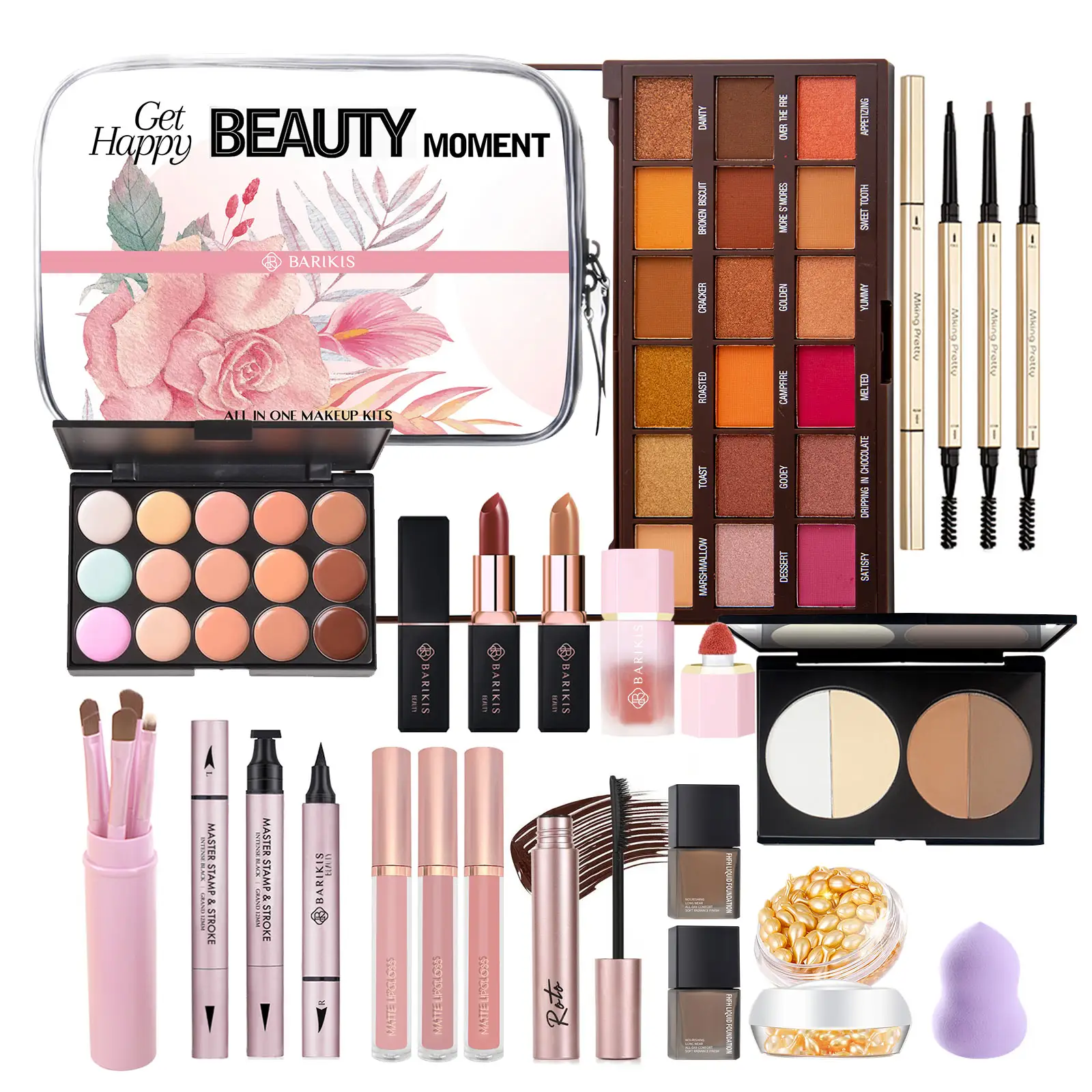 Beste Nieuwe Advertenties Branded Naam Complete Make-Up Kits Voor Meisje Met Oogschaduw Palet