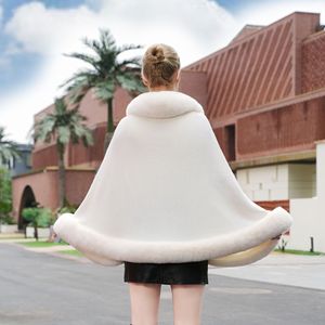 Autunno e inverno versatili in maglia di visone in maglia di visone spesso scialle di pelliccia per caldo abito da sera mantello <span class=keywords><strong>esterno</strong></span> - Product Image 4