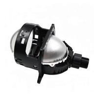 Projecteur LED de voiture DM001 à double faisceau, lentille 3 pouces, 9-16V, 55W 65W, phare de route super puissant H4 H7 H11, Plug and Play, sans perçage
