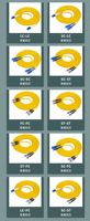 Kabel Patch Cord Fiber Optik LC ke LC Duplex G657A2 Single Mode 9/125 LSZH 2.0mm Tahan Tekuk