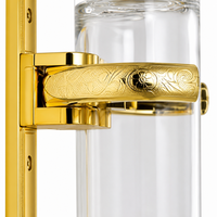 Distributeur de parfum rotatif doré à 12 têtes / Machine de remplissage d'huiles essentielles pour bar à parfums de mariage
