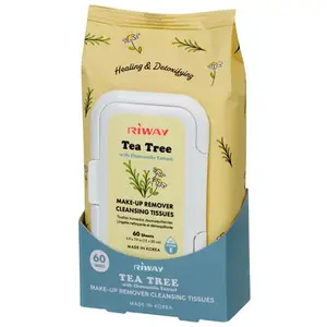 Tea Tree Essential Oil Skin Care Wholesale OEM Branding Wet Wipes