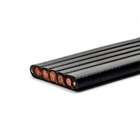 Grue plat câble électrique fil 1.5mm câble en cuivre Flexible câbles électriques en cuivre pour grues