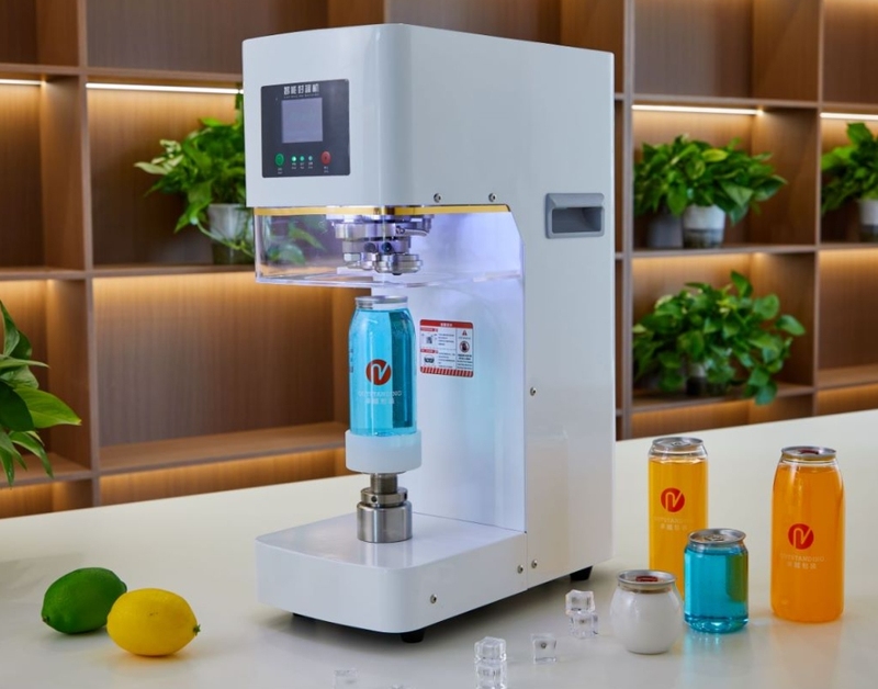 Automatic Plastic Can Sealing Machine Transparent