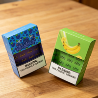 Emballage personnalisé pour cigares avec parfum naturel de fruits, sacs et boîtes rigides en carton pour l'emballage des cigares