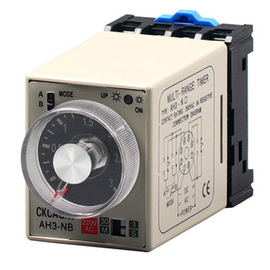 Ckc Ah3 Nb Mechanical <b>Timer</b> 220V Ac Industrial Power On Delay Relay Manual Control - Product Image 1