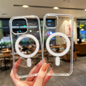 Ốp điện thoại nam châm bán buôn chất lượng cao, chất liệu acrylic trong suốt dành cho iPhone 16 17 Air Pro Max, ốp trong suốt nam châm - Product Image 2