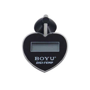 BOYU มิเตอร์วัดความชื้นดิจิทัล,เซนเซอร์วัดอุณหภูมิ LCD สำหรับตู้ปลา - Product Image 5