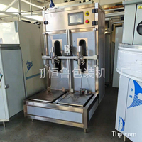 Machine de remplissage de pesage semi-automatique à deux extrémités 5-25kg Machine de remplissage d'huile comestible Machine de remplissage d'huile d'olive d'huile de maïs