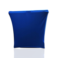 Nappe de table carrée en polyester, lin et spandex avec impression de logo personnalisé, nappe extensible pour événements, dessins animés, fêtes et salons professionnels