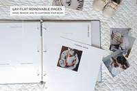 Selbstklebendes Erinnerungsbuch für das erste Jahr des Babys, Babyparty, Schule, Hochzeit, Fotoalbum, 3-Ring-Ordner als Geschenk
