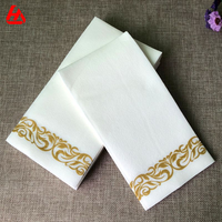 Essuie-mains de salle de bain jetables Serviettes de table en papier Airlaid