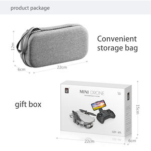 <span class=keywords><strong>Mini</strong></span> drone <span class=keywords><strong>LS</strong></span> <span class=keywords><strong>MIN</strong></span> avec caméra 4K/1080P/480P WiFi FPV, maintien d'altitude par pression d'air, quadricoptère RC pliable, jouets pour enfants - Product Image 4