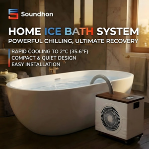 Silent <b>Home</b> Cold Plunge Chiller Portable <b>Ice</b> Bath Water Cooler for Apartment & Garage Gym WiFi Controlled Recovery <b>Machine</b> Easy - Product Image 3