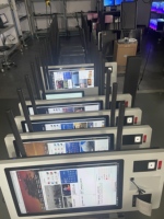 Colonne métallique épaissie personnalisable + Base large antidérapante + Comptoir de support de charge SCPOS Machine de paiement en libre-service SDK
