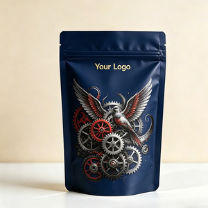Bolsa con cierre personalizada impresa, tipo stand-up, apta para alimentos, resellable, laminada, BOPP AL PE, impresión por huecograbado - Product Image 6