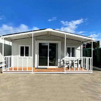 Conteneur d'expédition préfabriqué de 40 pieds et 20 pieds, extensible, maison de 2 à 5 chambres, maison mobile préfabriquée portable pour villa, appartement, boutique.