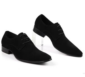 Zapatos de Cuero para Hombre de Diseño Nuevo de Lujo, Estilo Inglés, Punta Cuadrada, Casuales de Negocios, con Cordones, Antideslizantes, Transpirables y Ligeros - Product Image 5