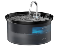 Distributeur d'eau intelligent à circulation automatique en plastique écologique OEM 2026 pour chats et petits animaux, utilisation intérieure et extérieure