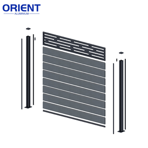 Panneau de clôture en aluminium en promotion : aspect élégant et lisse, cadre robuste, idéal pour la protection des espaces extérieurs et des patios. - Product Image 2