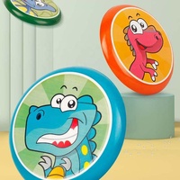 Disque volant léger pour enfants en plein air animaux de compagnie PU disque volant jeux interactifs pour la famille, coordination œil-main à main