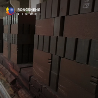 Briques réfractaires en magnésite chromée résistantes à la corrosion chimique, prix d'usine, briques réfractaires en Mgo Chrome pour l'industrie du verre