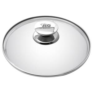 Tapa de vidrio ELO Galant de 28 cm con mango de acero inoxidable para ollas y sartenes - Product Image 1