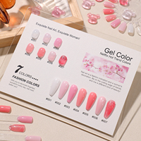 Miss Gooey Ensemble de vernis gel Nude 7 couleurs Usine OEM/ODM Vernis à ongles gel UV semi permanent personnalisé Vernis à ongles marque privée