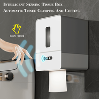 Boîte à mouchoirs intelligente distributeur boîte à papier toilette à induction intelligente pour la maison toilette de restaurant boîte à papier cercle électrique automatique