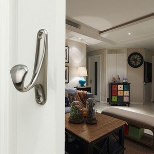 Minimalist Wall Mounted Coat Hook Single Rust Resistant For Entryway Bedroom Closet Door - Product Image 3