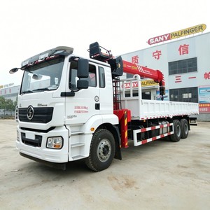 Camion-grue télescopique Shacman F3000 6x4 robuste, 14, 16 ou 20 tonnes, grue à flèche droite - Product Image 2