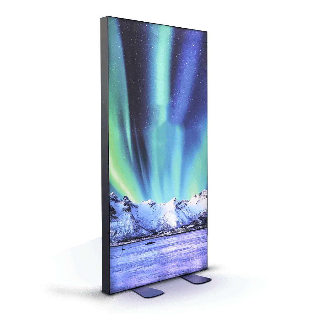 Frameloze Led Reclame Lichtbak Enkele En Dubbele Kapoor Doos Aluminium Materiaal Lightbox Reclame