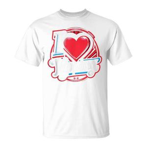 T-shirt promozionale I Heart Yapping Talkative - Product Image 1