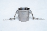 Conector rápido de acero inoxidable 316 Camlock/Groove Tipo de acoplamiento rápido B C D DC DP E F 50mm Caja de modelo de cabeza técnica de fundición de tubería