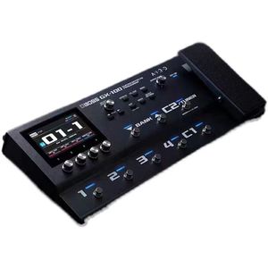 Bos Processeur Multi-Effets Complet GX100 avec Écran Tactile Couleur pour Guitare Électrique et Basse, et Simulation <span class=keywords><strong>d</strong></span>'Amplis - Product Image 1