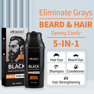 Mokeru <span class=keywords><strong>Champú</strong></span> Tinte <span class=keywords><strong>para</strong></span> <span class=keywords><strong>Barba</strong></span> de Larga Duración <span class=keywords><strong>para</strong></span> Hombres, Elimina las Canas y las Grises, Crema Tinte Negra <span class=keywords><strong>para</strong></span> Bigote y <span class=keywords><strong>Barba</strong></span> - Product Image 2