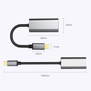 Adaptador convertidor de TV chapado en oro 4K 60Hz USB 3,1 tipo C a <span class=keywords><strong>HDMI</strong></span> HDTV <span class=keywords><strong>Cable</strong></span> tipo C a <span class=keywords><strong>HDMI</strong></span> 4K <span class=keywords><strong>OTG</strong></span> adaptador divisor para ordenador portátil - Product Image 3