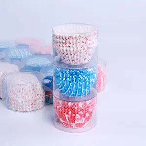 Copos para assar copos de cupcake, copos de papel de muffin para assar, 100 unidades/pacote