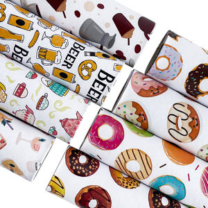 <span class=keywords><strong>Polipiel</strong></span> personalizada para la venta, patrones de Donut de dibujos animados baratos, Impresión de PU, rollo de cuero Artificial sintético, tela de imitación de vinilo - Product Image 6