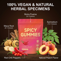 Bonbons épicés pour l'intimité Bonbons mous Maca Racine Muira Puama Epimedium pour hommes Booster d'énergie pour l'équilibre