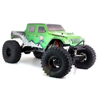 RGT 18100 2.4 Coche Teledirigido Todoterreno RTR 1:10 Eléctrico 4WD Bigfoot de Escalada 6 Canales con Control por App, Cable USB y Alcance de 100m