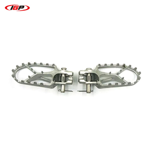 Pédales antidérapantes repose-pieds en acier forgé repose-pieds de moto - Product Image 4